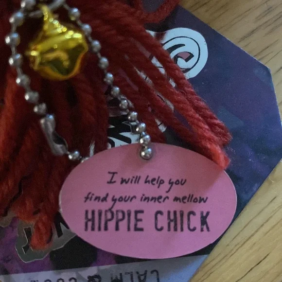 Watch over Vodoo Doll Hippie Chick keychain,book bag,purse hanging doll - Picture 3 of 3